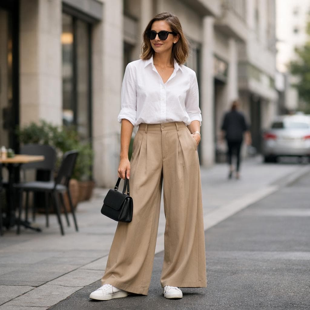 Szerokie spodnie - stylowy must have tego sezonu dla wygody i mody